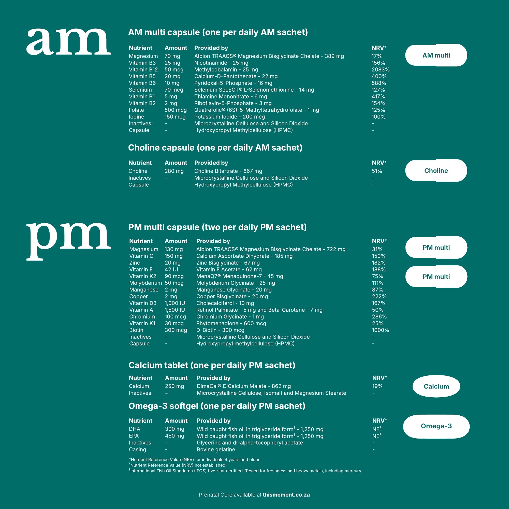 Moment Prenatal Core & Iron